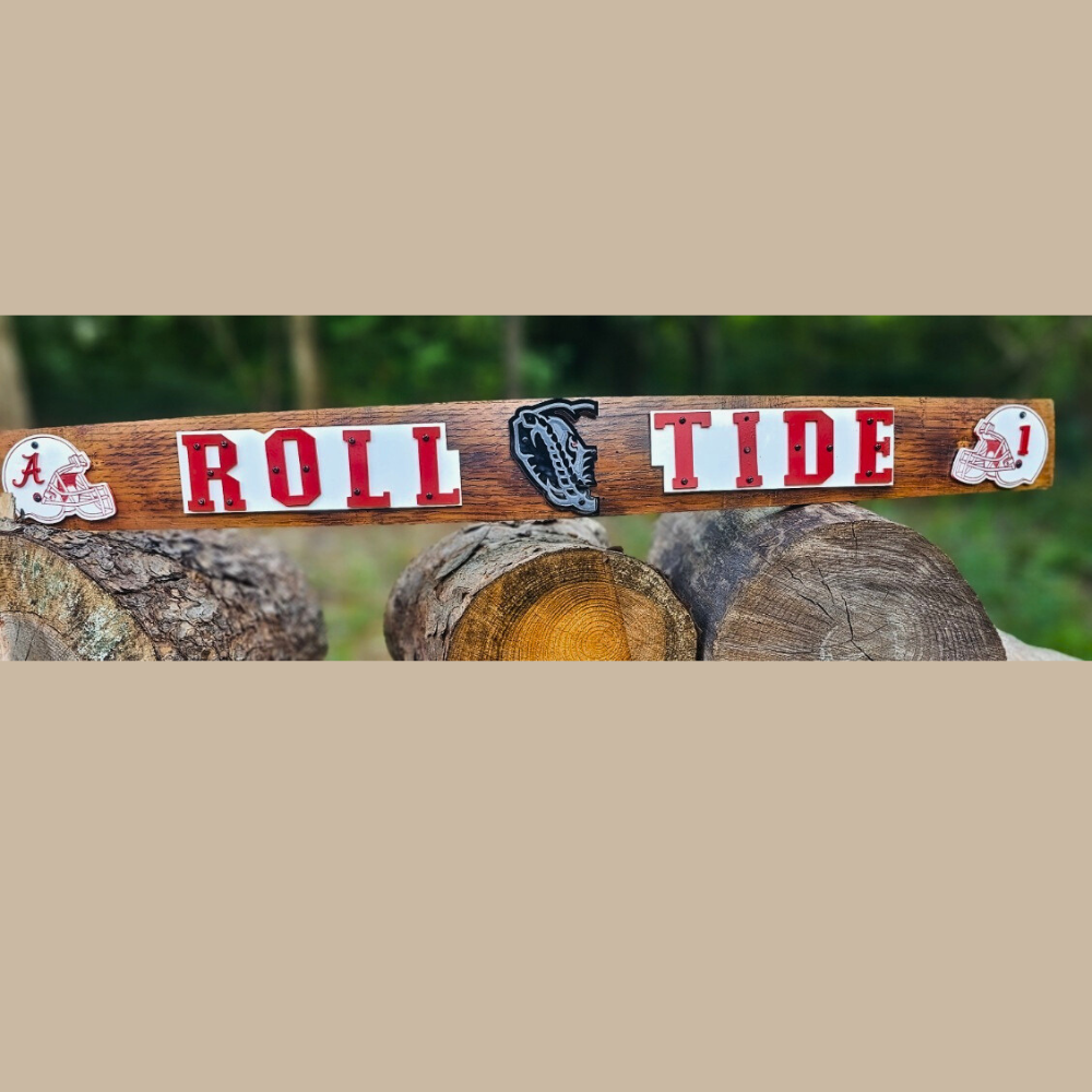 "Roll Tide" Barrel Stave