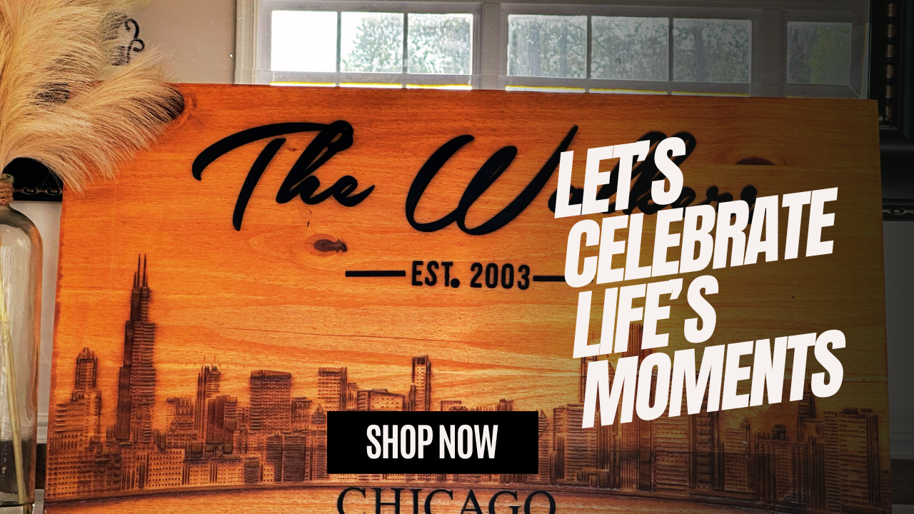 Personalized Custom family baby wedding signs