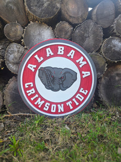 Alabama Crimson Tide Barrel Lid