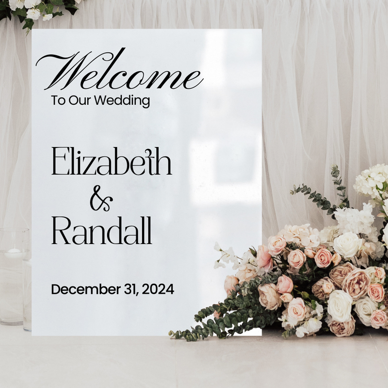Evangeline Collection - Welcome Sign