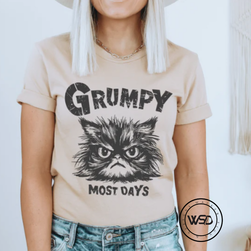 Walker Signs & Designs Grumpy Most Days Hats and Tshirt designs