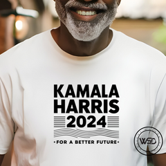 "Kamala Harris 2024 Black " Tee