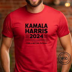 "Kamala Harris 2024 Black " Tee