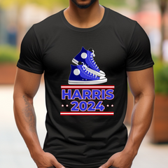 "Harris 2024 Blue Chucks" Tee