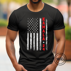 "Kamala 24 Flag" Tee