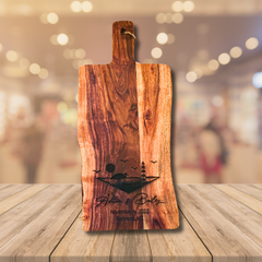 Personalized Cutting Board and Coasters Set
