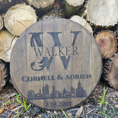 Genuine Bourbon Barrel Lid